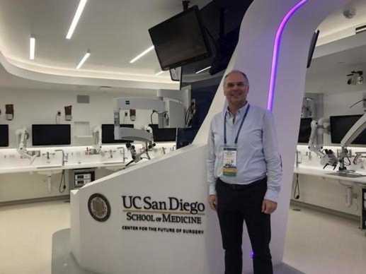 Dr.Mireas as instructor at cadaver lab during annual congress of AAFPRS at San Diego in 2019.